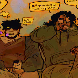 frenrey on da couuch